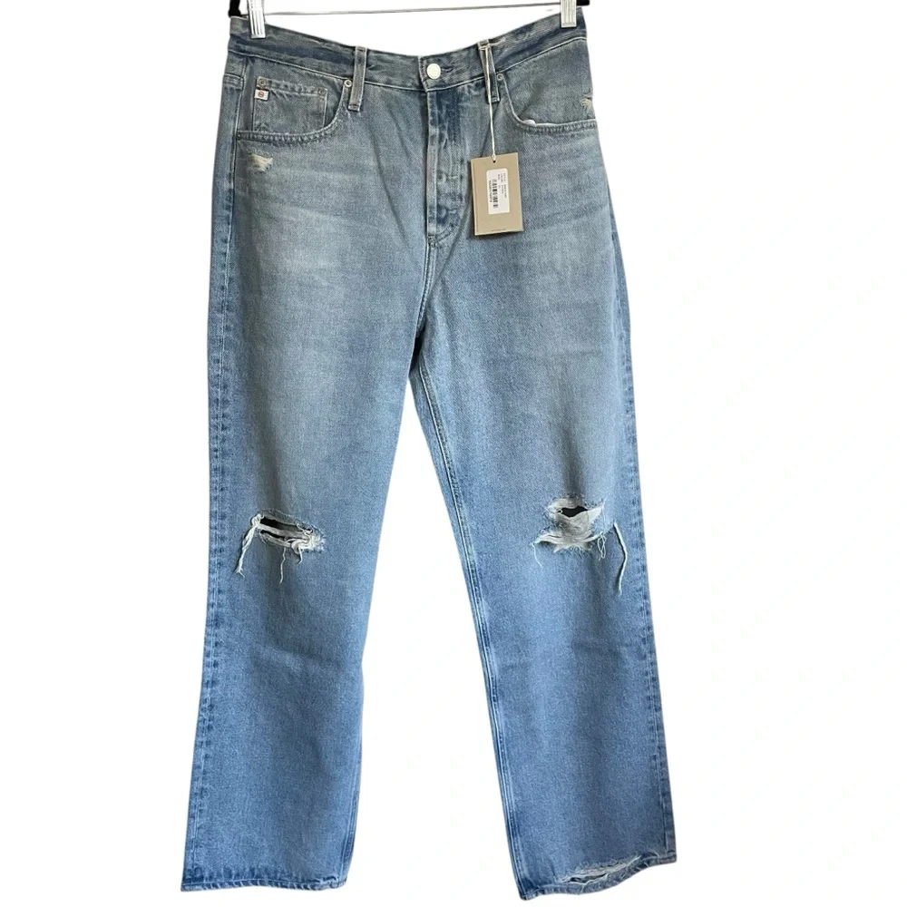 AG Adriano Goldschmied +‎ ED Clove Relaxed Denim Straight Leg Jeans Size 31 NWT